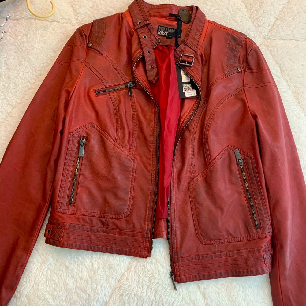 Vegan Leather Jacket.